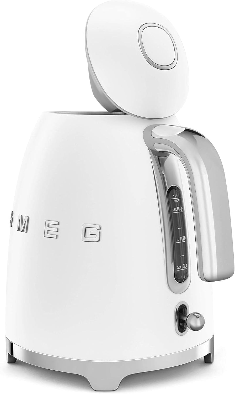 Smeg, 2x2 TSF01CREU - Tostapane, 2 scomparti per 2 fette, 6 livelli di doratura, funzione riscaldamento, funzione scongelamento e bagel, vassoio raccoglibriciole, 950W, Crema