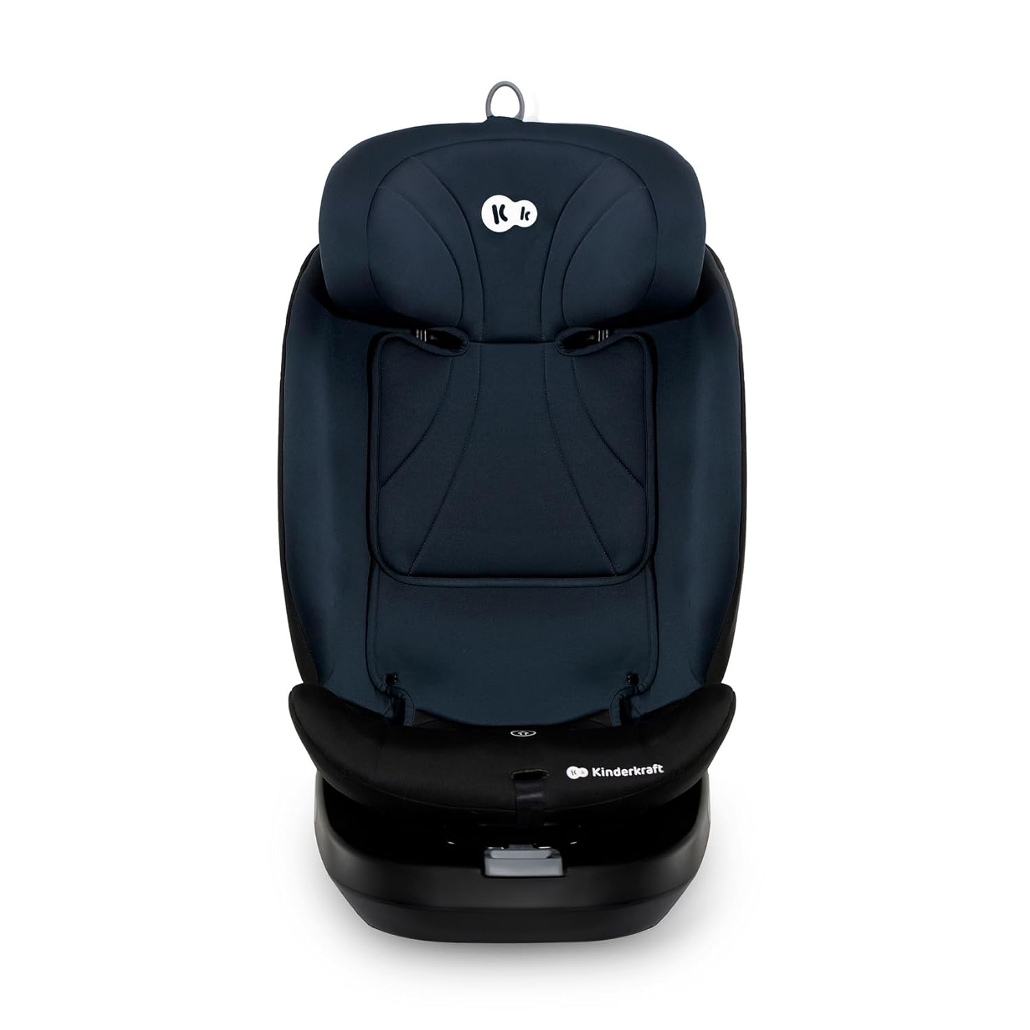 Kinderkraft I-GROW Kindersitz 0-36 kg, I-SIZE 40-150 cm, 360 grad drehbar, Kinderautositz mit Isofix station, FWF und RWF, Verstellbare Kopfstütze/Rückenlehne mit Liegeposition, Grau