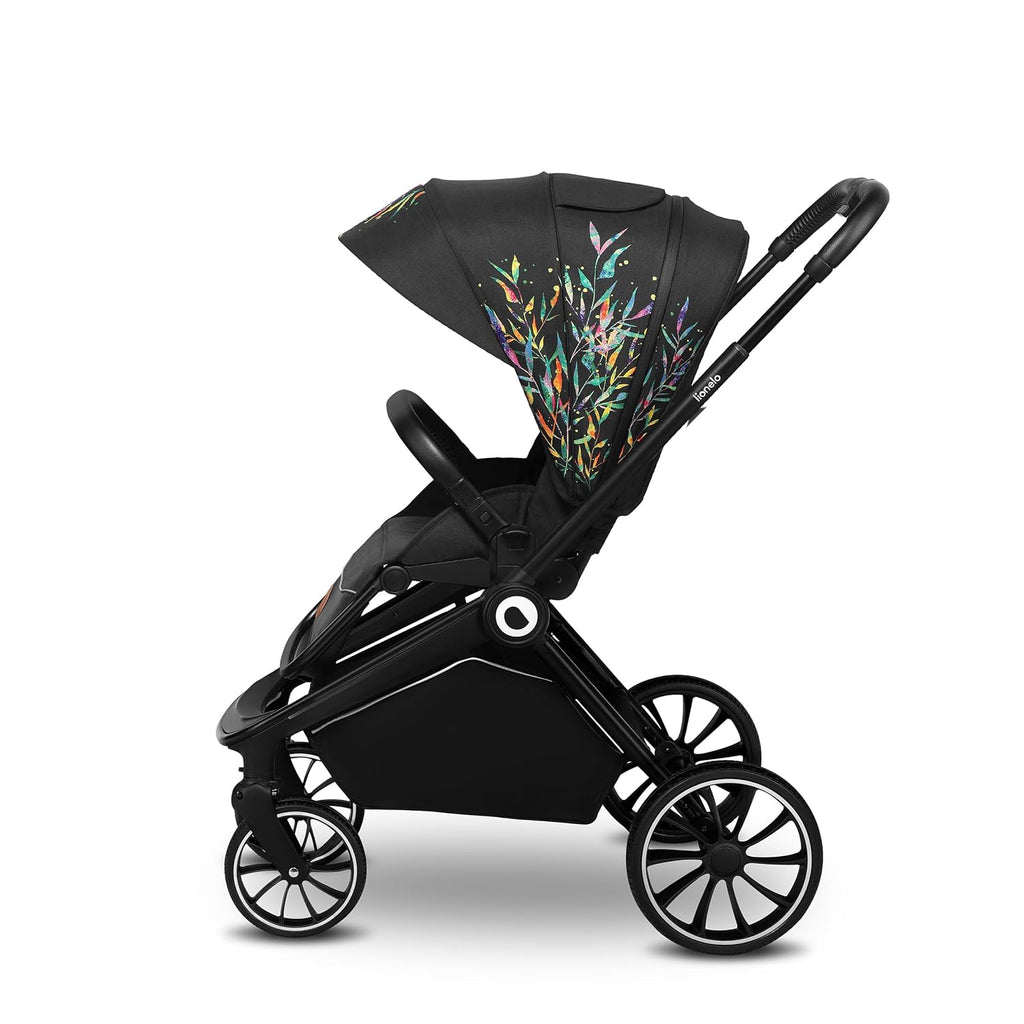 Passeggino LIONELO MIKA PLUS 3-in-1, da 0 a 48 mesi, fino a 22 kg, navicella fino a 9 kg, seggiolino auto fino a 13 kg, schienale regolabile, ammortizzazione, ruote a 360°, cappottina XXL