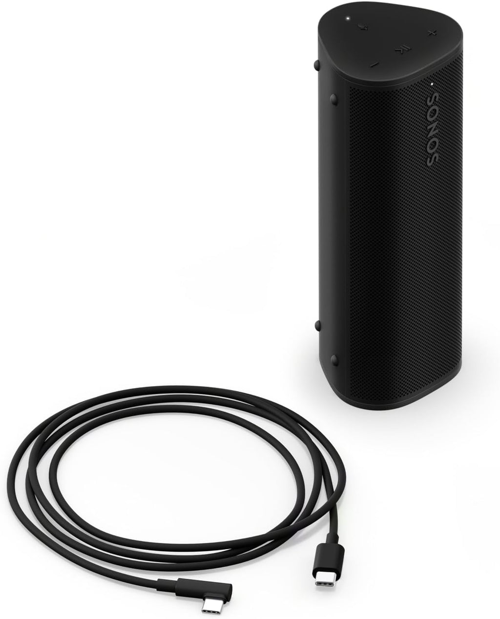 Sonos Roam 2 | Altoparlante portatile, leggero e impermeabile con Bluetooth, Wi-Fi, autonomia di almeno 10 ore e controllo vocale per interni ed esterni - Bianco