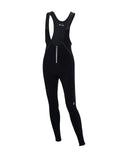 Herren Thermo Fahrradhose Lang Trgerhose Comfort Line Schwarz Neon