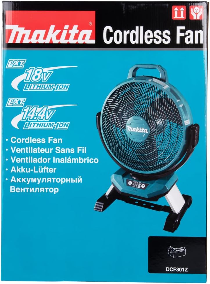 Makita DCF301Z Ventilatore a batteria 18V (senza batteria, senza caricabatterie)