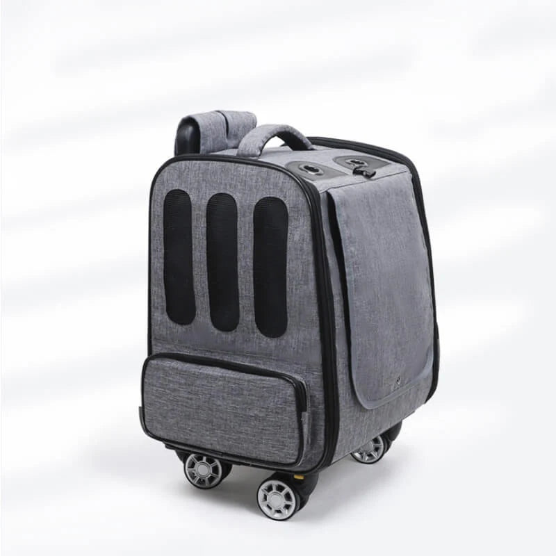PetVoyage – Zaino da viaggio versatile per gatti con funzione trolley integrata