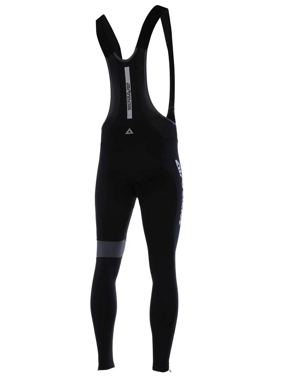 Herren Thermo Fahrradhose Lang Trgerhose Pro Team II Schwarz-Grau Setprodukt
