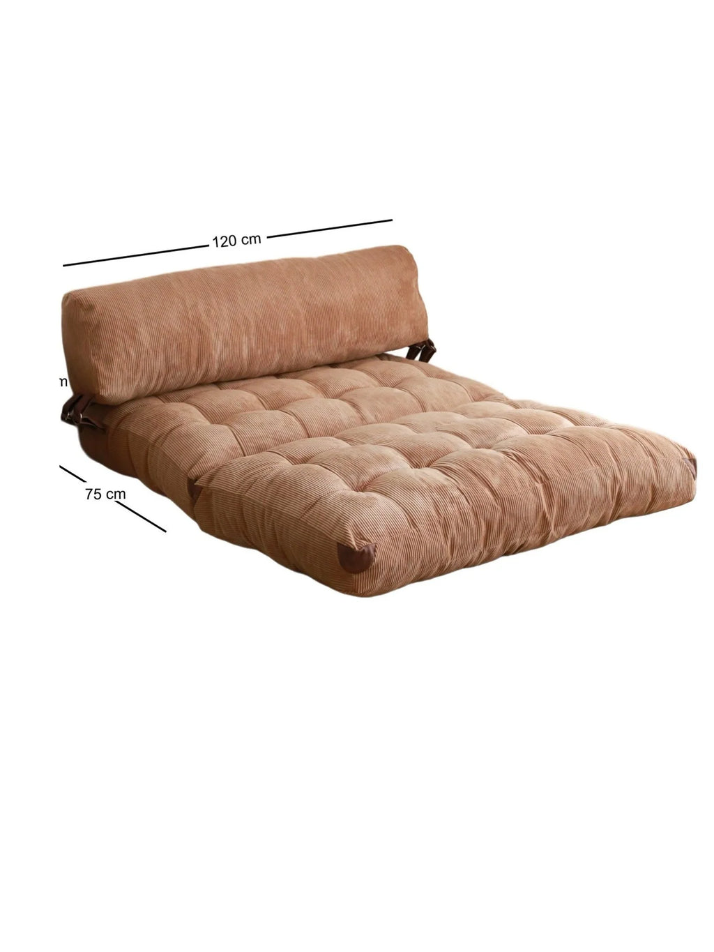 Divano letto Fold Kadife 2 - Cammello