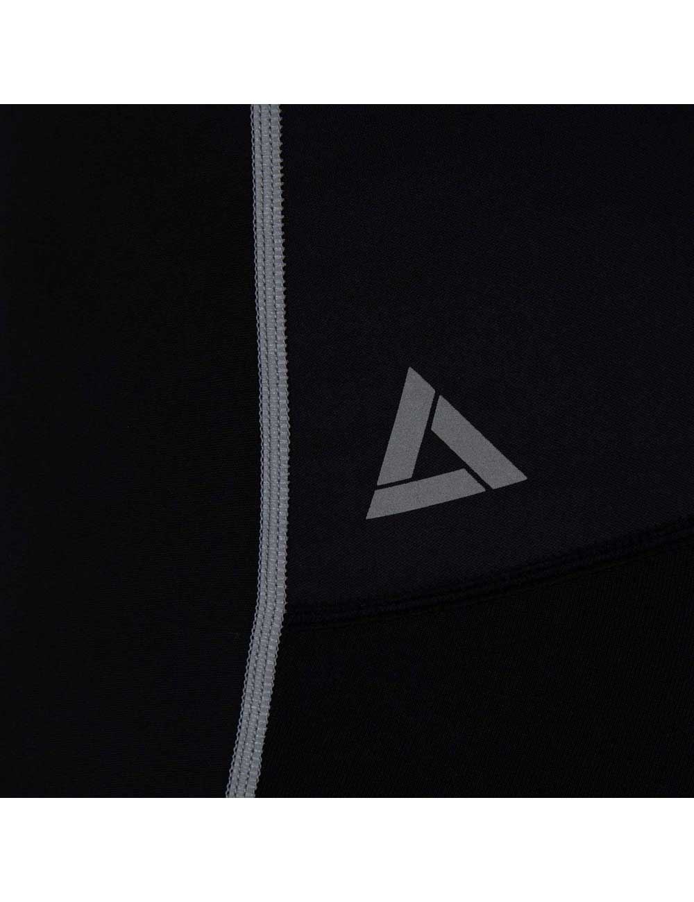 Pantaloni invernali da ciclismo da uomo lunghi con bretelle Pro Line II nero-argento set