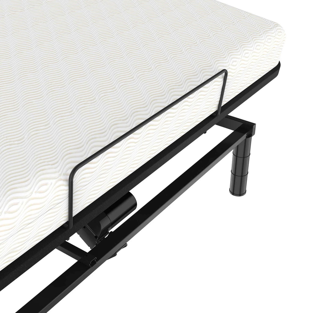 Lykke Verstellbar Bett Nordic Deluxe 90x200cm, schwarz
