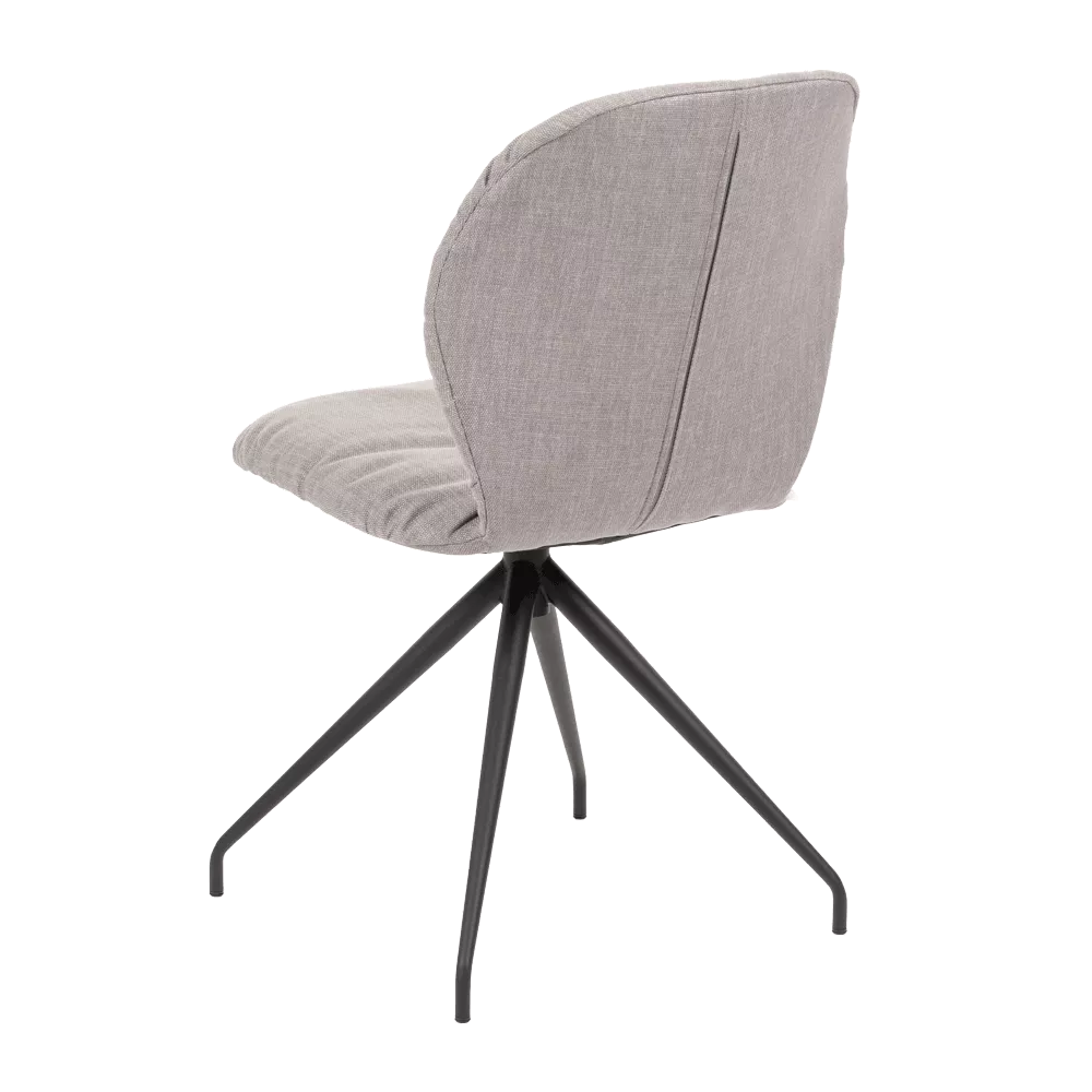 Mobitec Stuhl Mood #90, Stoff leger gepolstert, Farbe frei whlbar, Spidergestell Metall