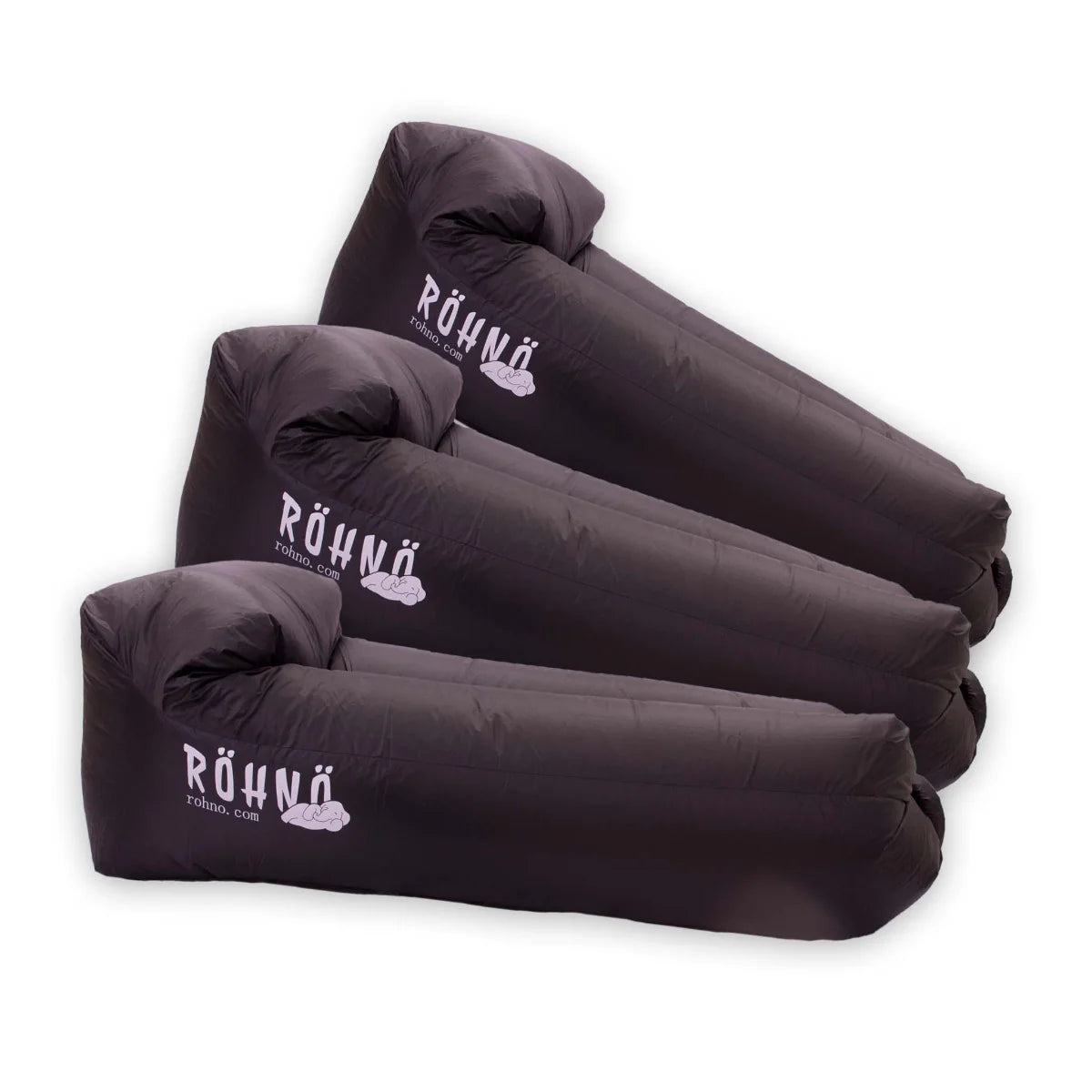Rhn air lounger Multipack, confezione da 3, nero