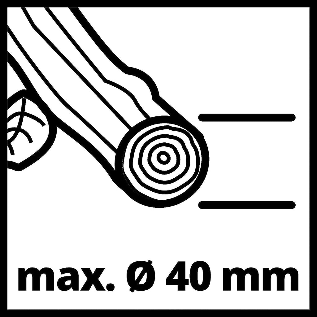 Einhell Elektro-Messerhäcksler GC-KS 2540 CB (2.500 W, max. 40 mm Aststärke, 2 Wendemesser aus Stahl, 55 L Fangbox, Transportgriff, Stopfer)