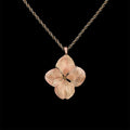 Collana di ortensie con pendente - Fiore