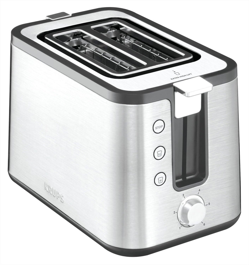 Krups KM442D Caffettiera con filtro Premium | 10-15 tazze | 1.000 Watt | programmabile | funzione scalda bevande | acciaio inossidabile | nero
