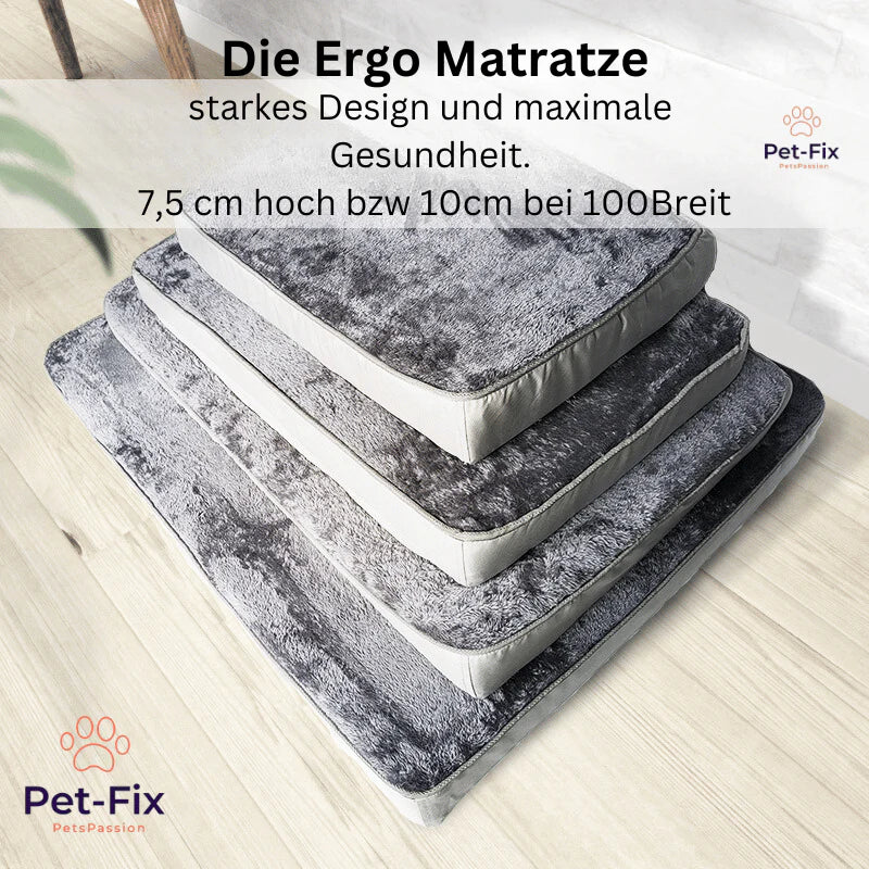 Hunde Schlafmatte mit Ergo/Memory Matratze