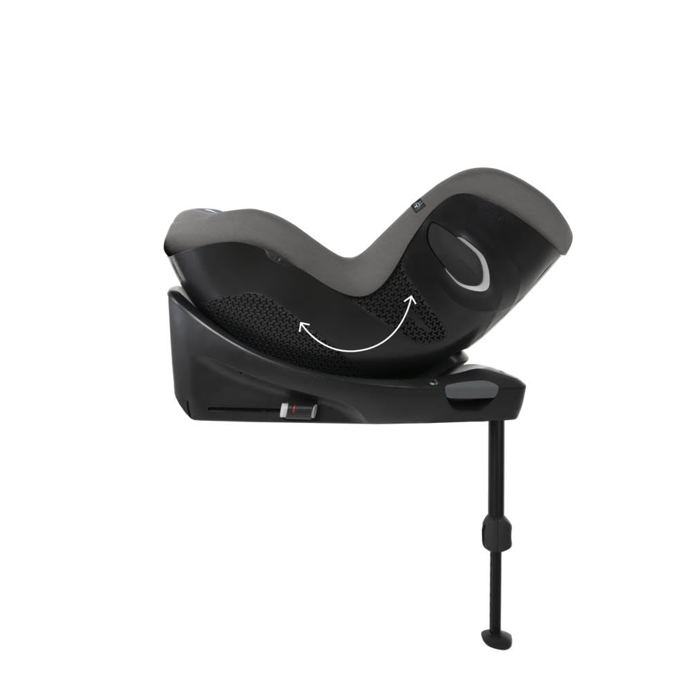 Seggiolino auto CYBEX Gold Sirona Gi i-Size Plus con base, Da 3 mesi a 4 anni circa (Dalla nascita con inserto per neonati), Max. 20 kg, 61-105 cm (Da 40 cm con inserto per neonati), Stormy Blue