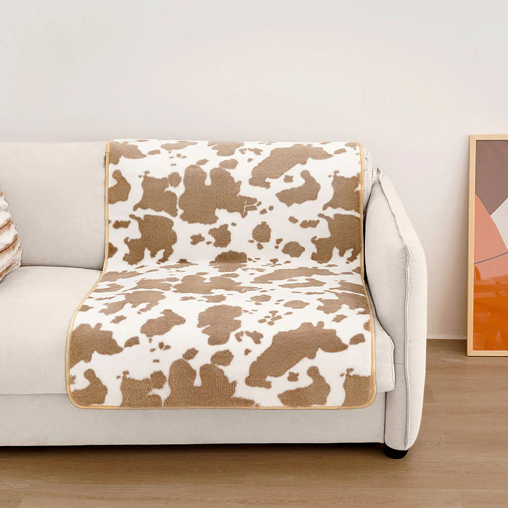 PetComfort – Kuschelige Haustiermatte im trendigen Kuhmuster für Hunde und Katzen