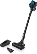Bosch Akku-Staubsauger Unlimited Serie 6 BKS6111P, aspirapolvere senza fili, senza sacco, leggero, filtro igienico, elevata potenza di aspirazione, lunga autonomia, bocchetta per fessure, tutti i tipi di pavimento, blu