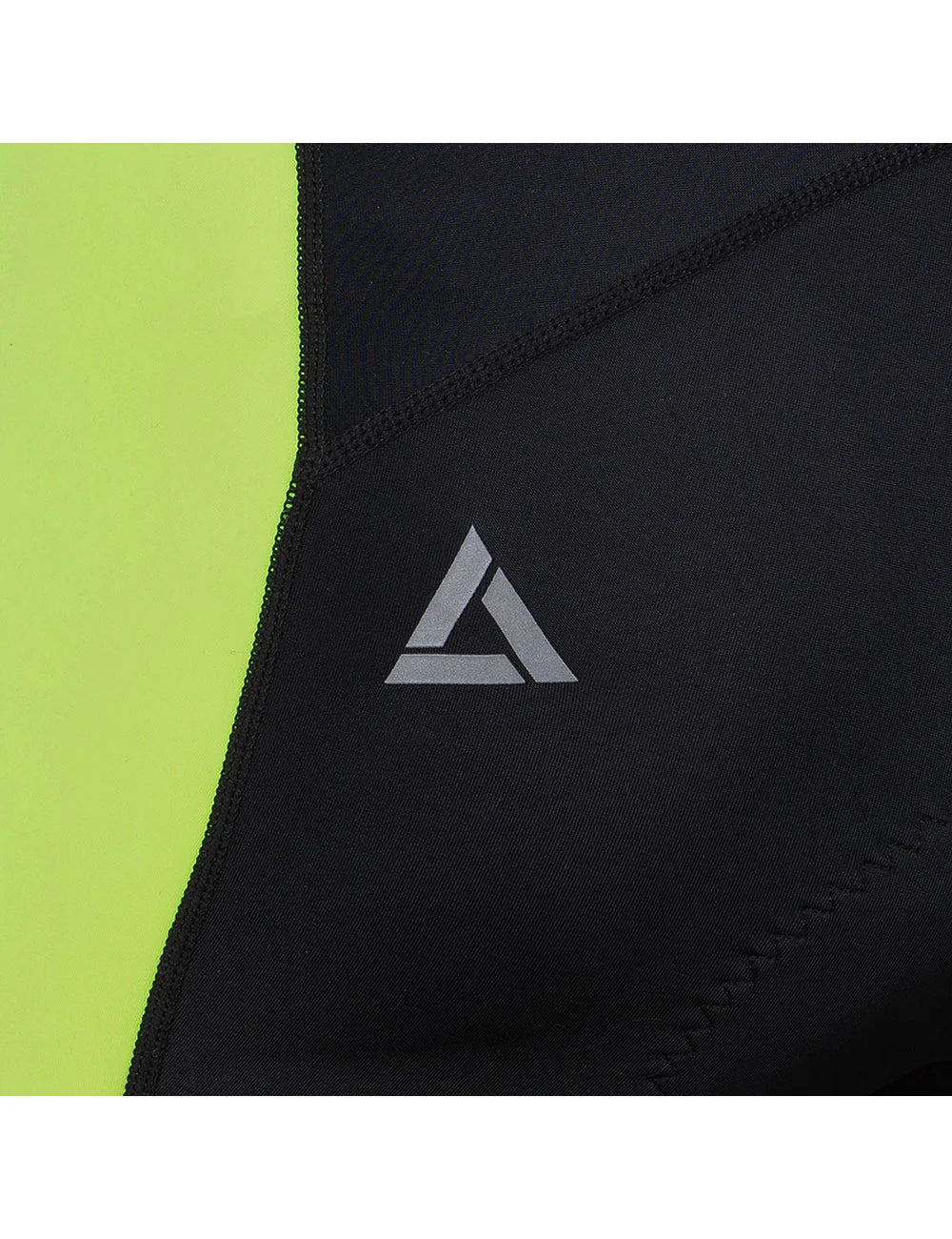 Salopette Ciclismo Corta Uomo - Salopette Pro Line Nero-Neon