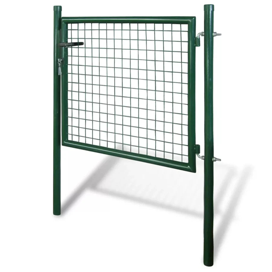 Cancello da giardino Fornorth per recinzione in rete 100x150cm, verde