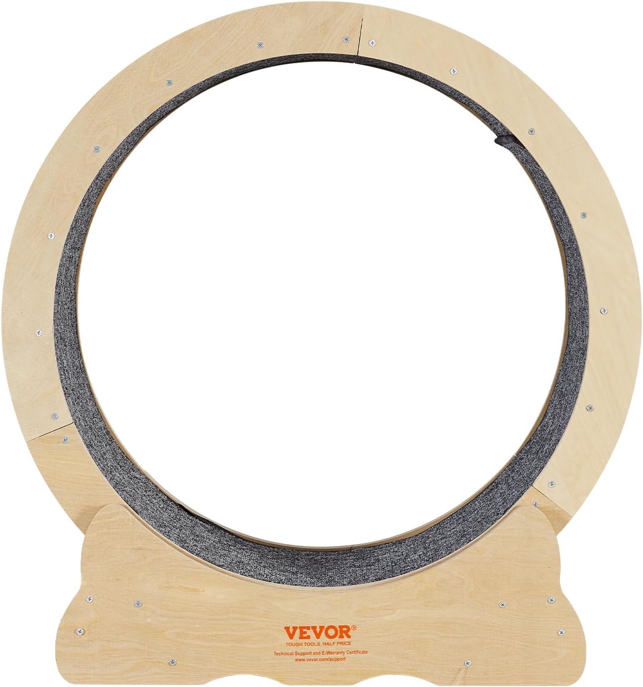 VEVOR Katzenlaufrad 1320x340x1415mm Laufrad Katzen aus Birken-& Pappelsperrholz Katzenrad Geruscharm Abnehmbare Innenmatte Cat Wheel Geeignet für Katzen mit einem Gewicht von 8kg bis 14kg