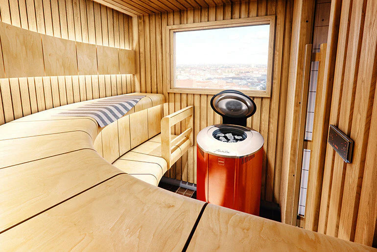 Harvia Stufa elettrica per sauna Ever-Ready Forte AFB9, 9kW, 10-15m, controllo separato, acciaio