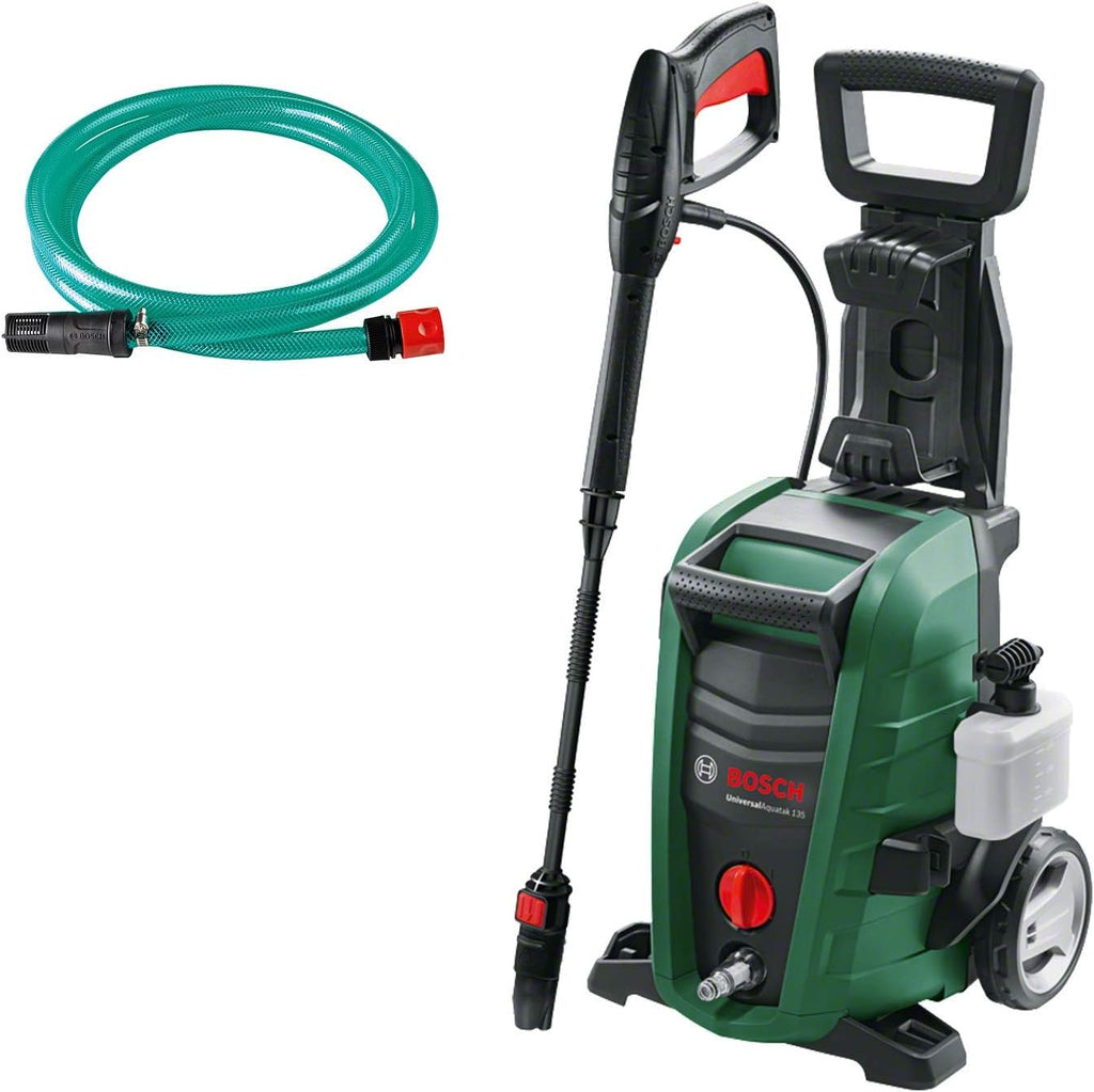 Idropulitrice Bosch EasyAquatak 120 - 1500 Watt, 120 bar, accessori versatili, design compatto, inclusi tubo e ugelli