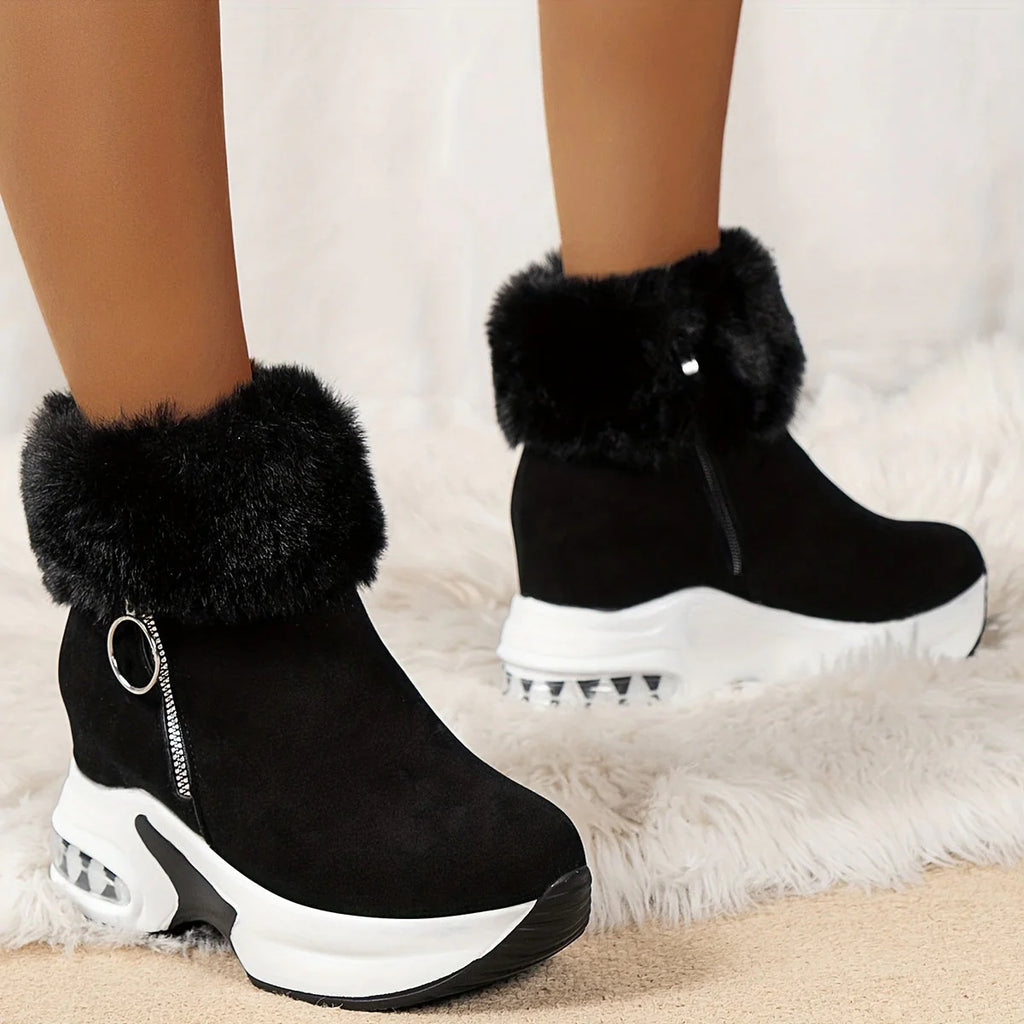 Komfortable Stiefel mit Seitenreiverschluss