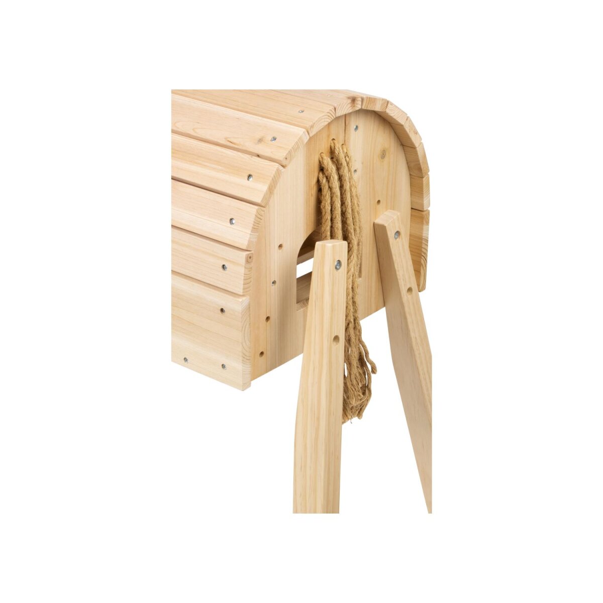 Playtive Cavallo a dondolo in legno vero, regolabile in altezza - Seconda scelta come nuovo