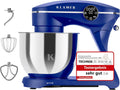Impastatrice Planetaria KLAMER 1800W, con Ciotola in Acciaio Inossidabile da 6 Litri, 10 Velocità con Timer, Frusta a Filo, Gancio Impastatore, Frusta Piatta e Paraspruzzi