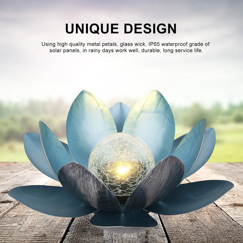 1+1 GRATIS | SolarLotus - Solarbetriebene Lotus-Leuchte
