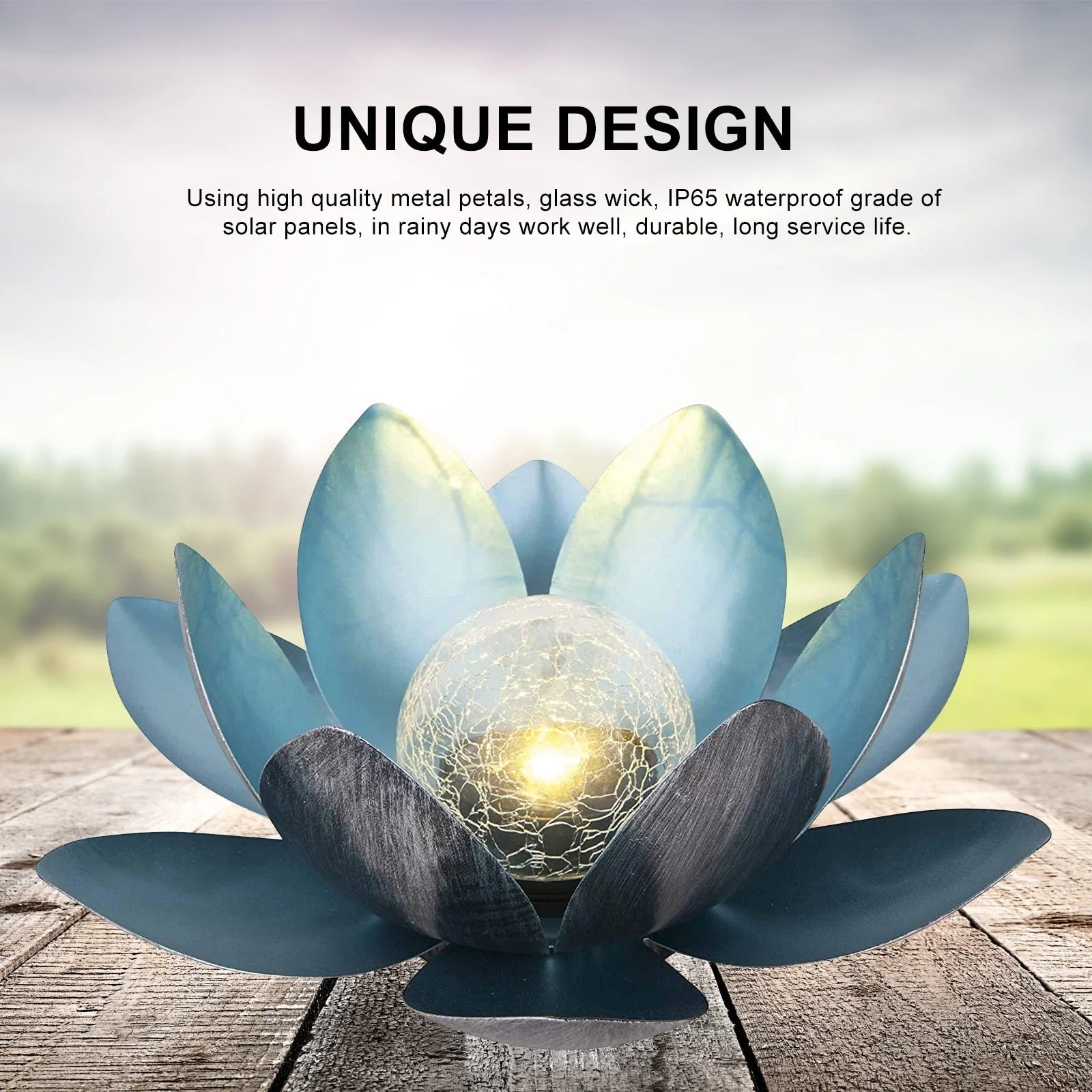 1+1 GRATIS | SolarLotus - Solarbetriebene Lotus-Leuchte