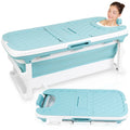 Sonnewelt Vasca da Bagno Pieghevole con Coperchio