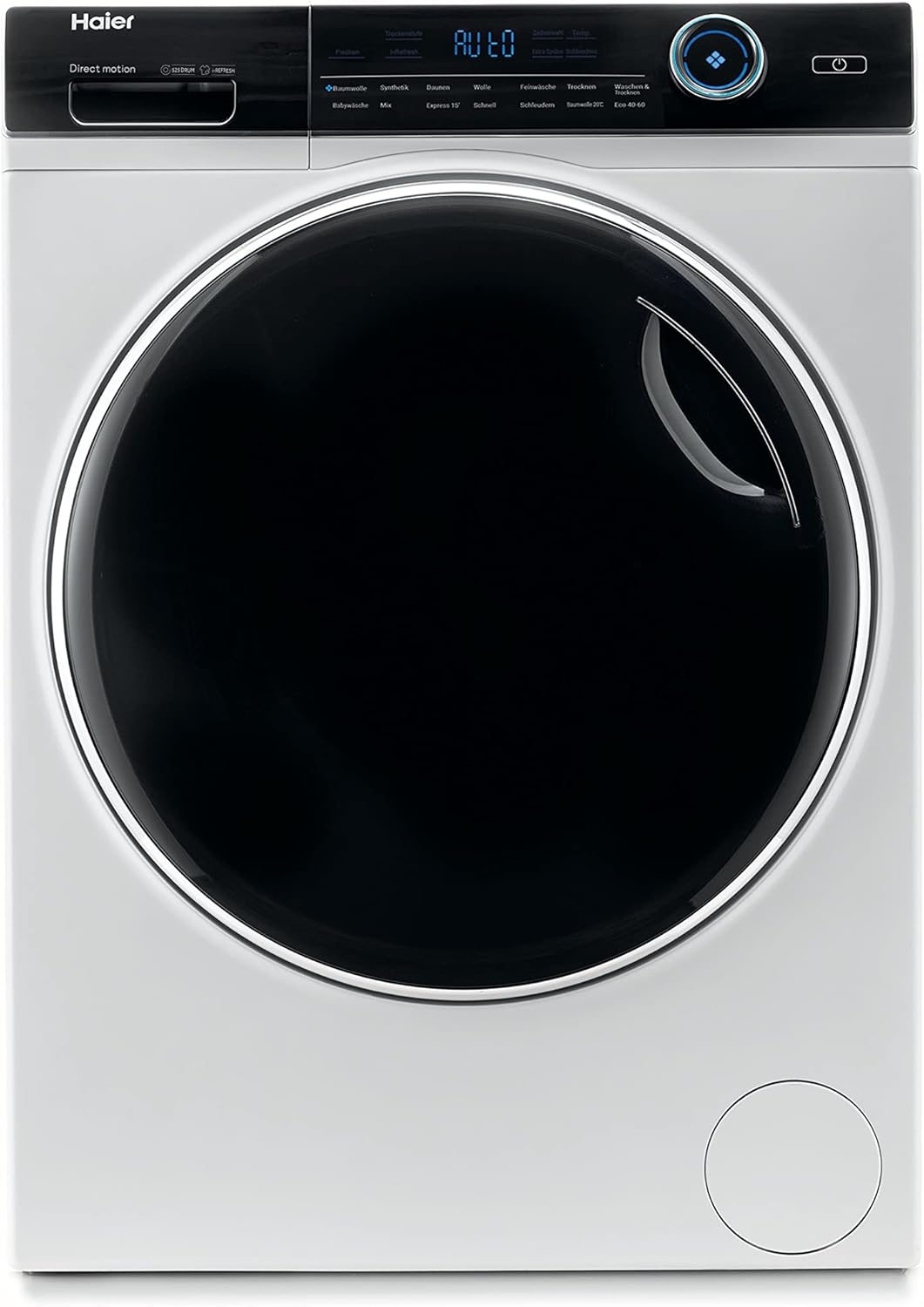 Lavasciuga Haier I-PRO SERIE 7 HWD80-B14979 / 8 kg Lavaggio / 5 kg Asciugatura / Motore Direct Motion - estremamente silenzioso / Cesto XL / Programma vapore I-Refresh / Protezione completa dall'acqua