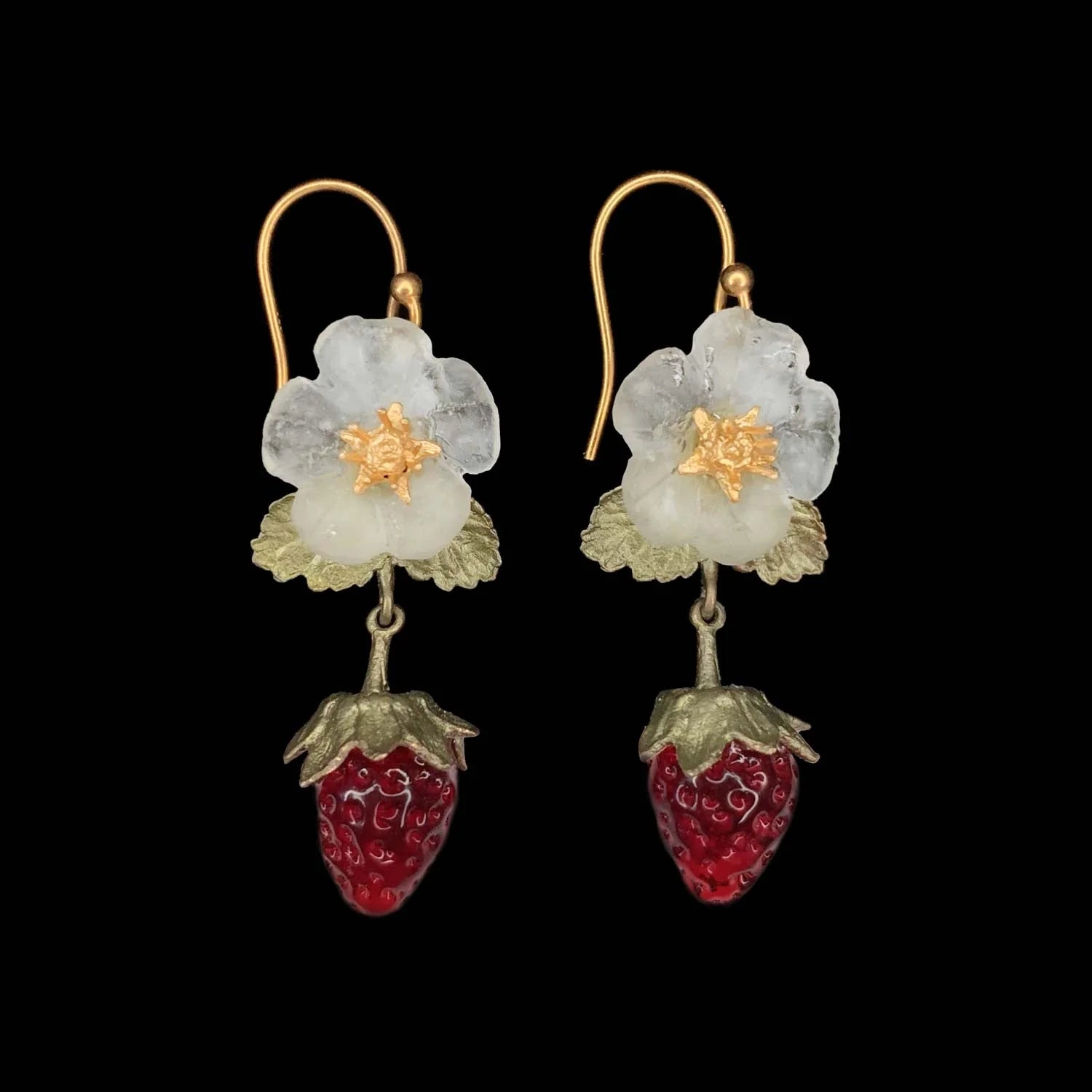 Strawberry - Orecchini a fiore