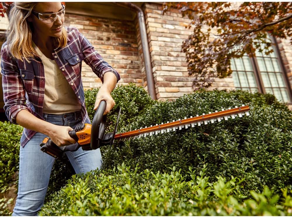 WORX WG263E.9 Nitro Tagliasiepi a batteria 20V, tagli uniformi con meno vibrazioni, potente motore brushless, lunghezza di taglio 54cm, passo dei denti 27mm, senza batteria e caricabatterie