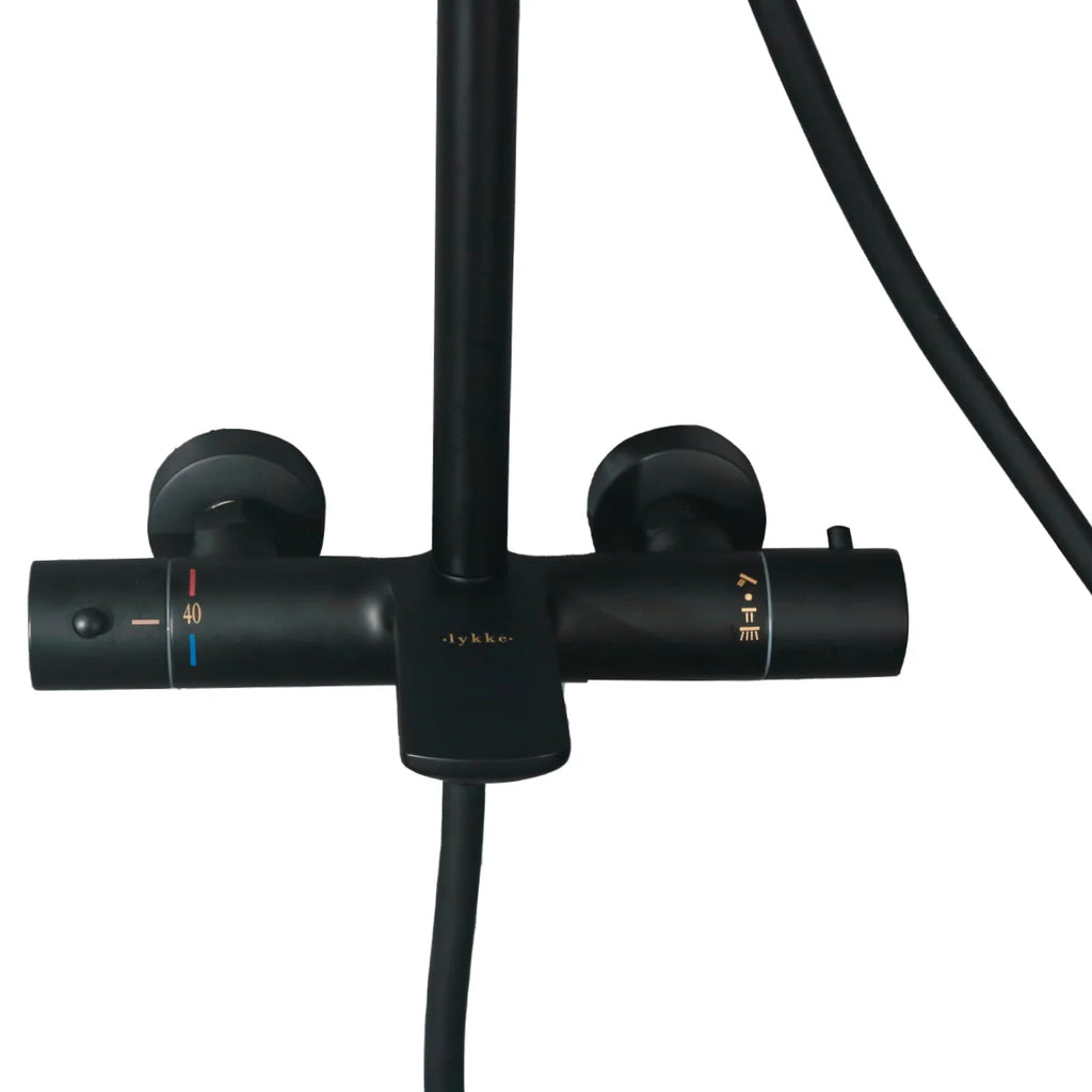 Lykke Duschsystem Premium, schwarz