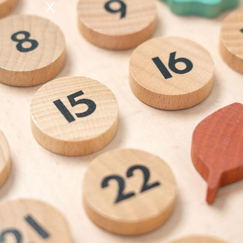 Woods - Entdecken Sie die Welt der Zeit - Magnetischer Lernkalender
