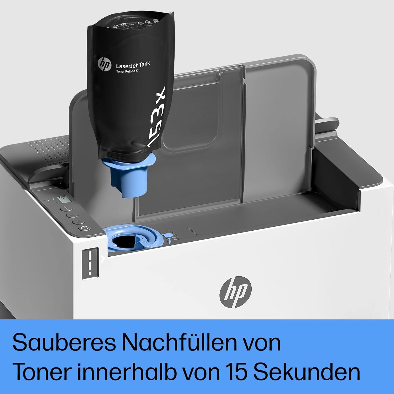 HP Laserjet Tank MFP 2604dw Laserdrucker, Drucker, Scanner, Kopierer, HP Smart App, inklusive Original HP Toner für bis zu 5000 Seiten, 23 Seiten/Min, beidseitig drucken, bis 600 x 600 DPI, Monochrom