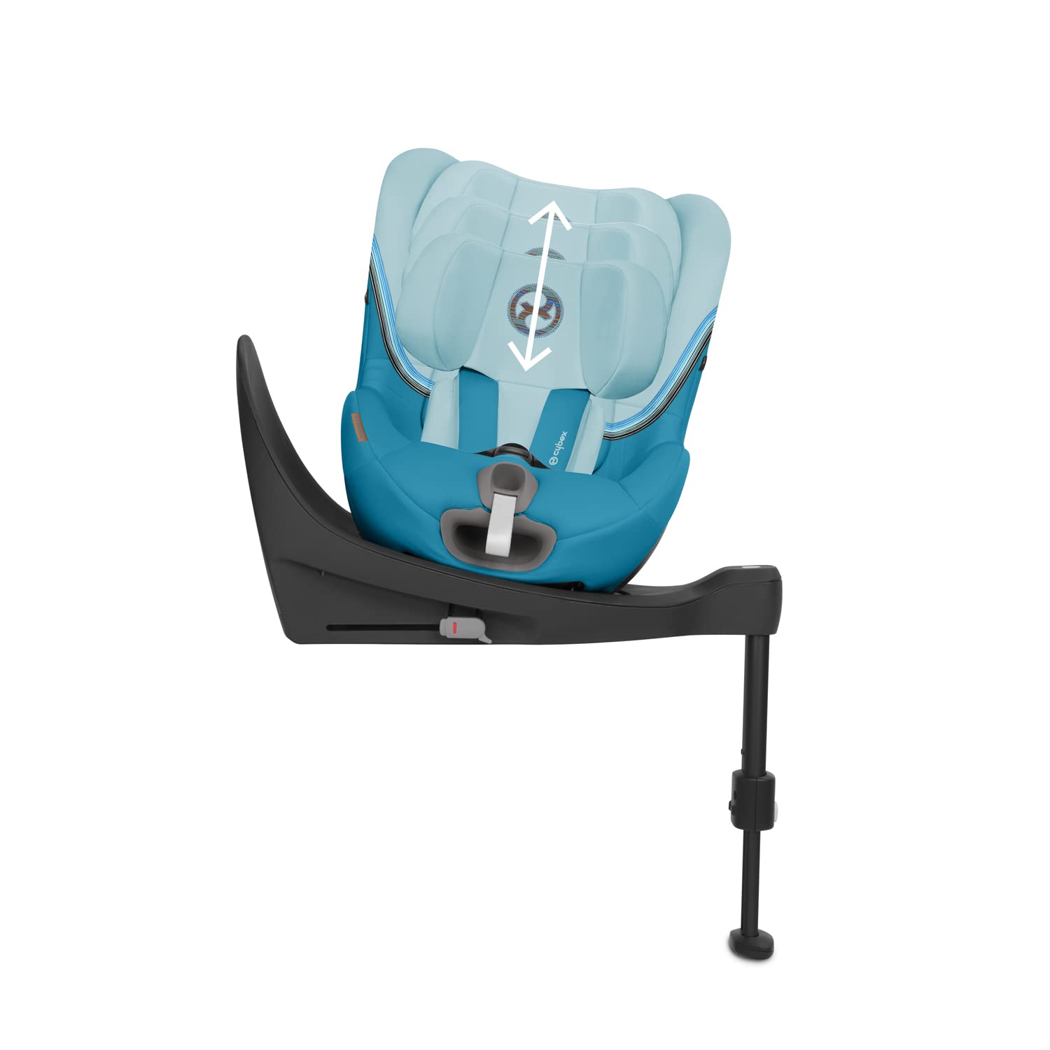 CYBEX Gold Kinder-Autositz Sirona S2 i-Size, Ab ca. 3 Monaten bis 4 Jahren, Max. 18 kg, SensorSafe kompatibel, Granite Black