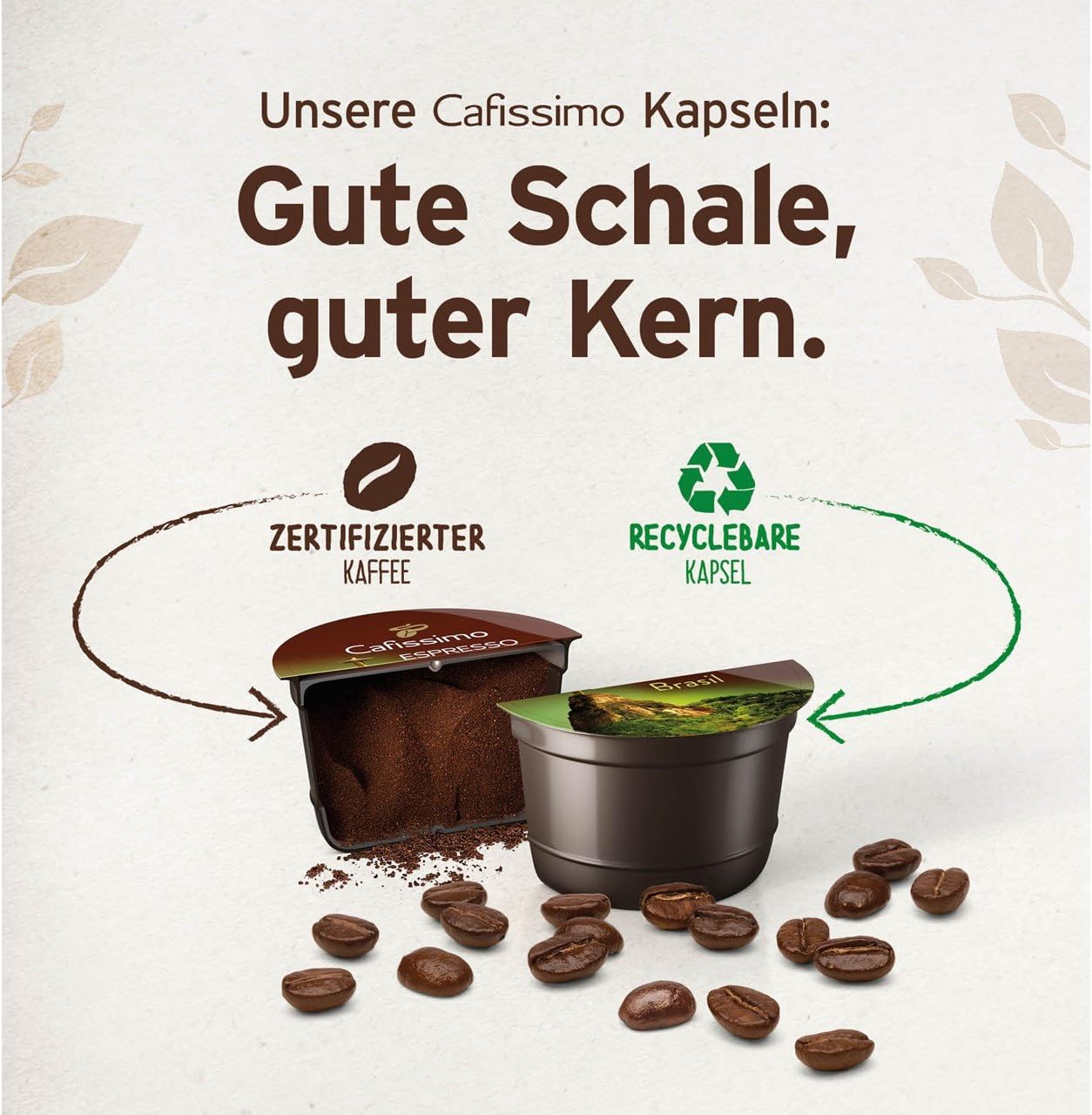 Tchibo Cafissimo „milk“ Kaffeemaschine Kapselmaschine inkl. 30 Kapseln für Caffè Crema, Espresso, Kaffee und Milchspezialitäten, Schwarz