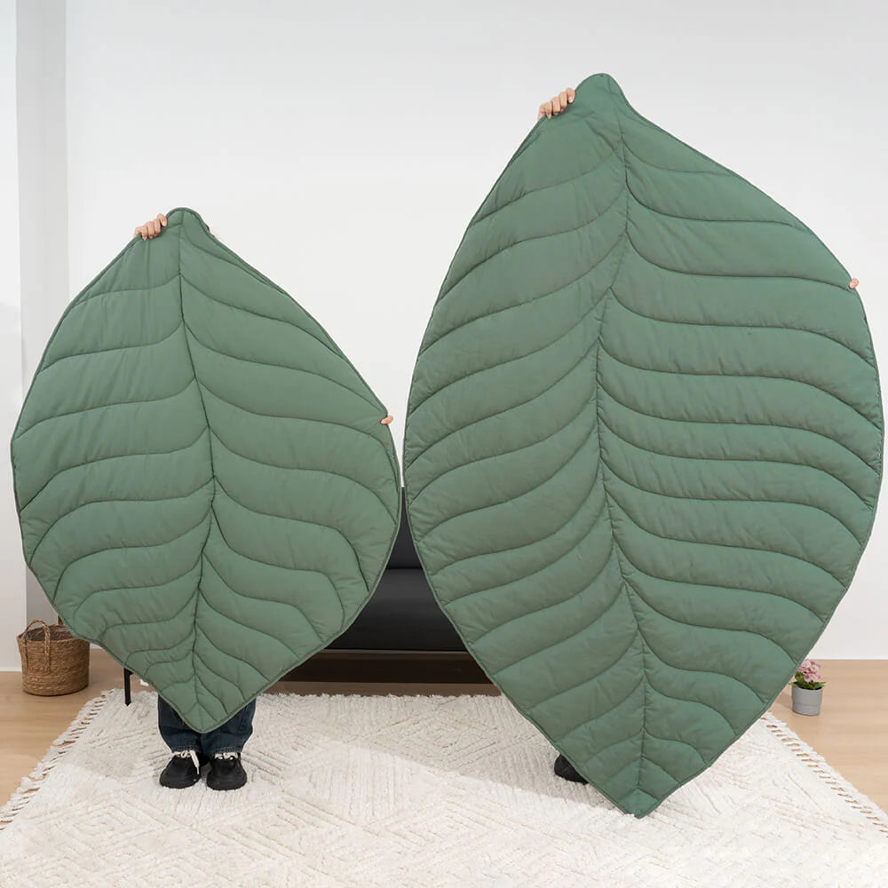 Coperta per cani a forma di foglia per persone - Tappetino comfort extra large