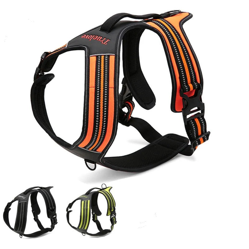 Truelove Hundegeschirr – Ergonomisches Geschirr für aktive Hunde mit Reflektoren