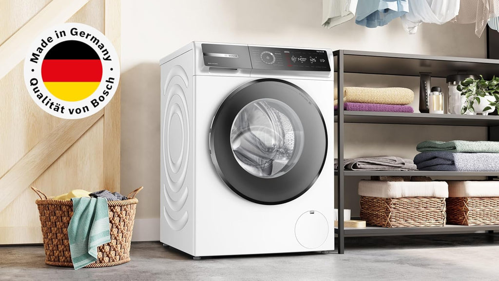 BOSCH WAN28127 Lavatrice Serie 4, a carica frontale, capacità 8 kg, 1400 giri/min, Iron Assist, Active Water Plus, EcoSilence Drive, Speed Perfect, bianco, 60 cm