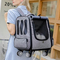 PetVoyage – Zaino da viaggio versatile per gatti con funzione trolley integrata