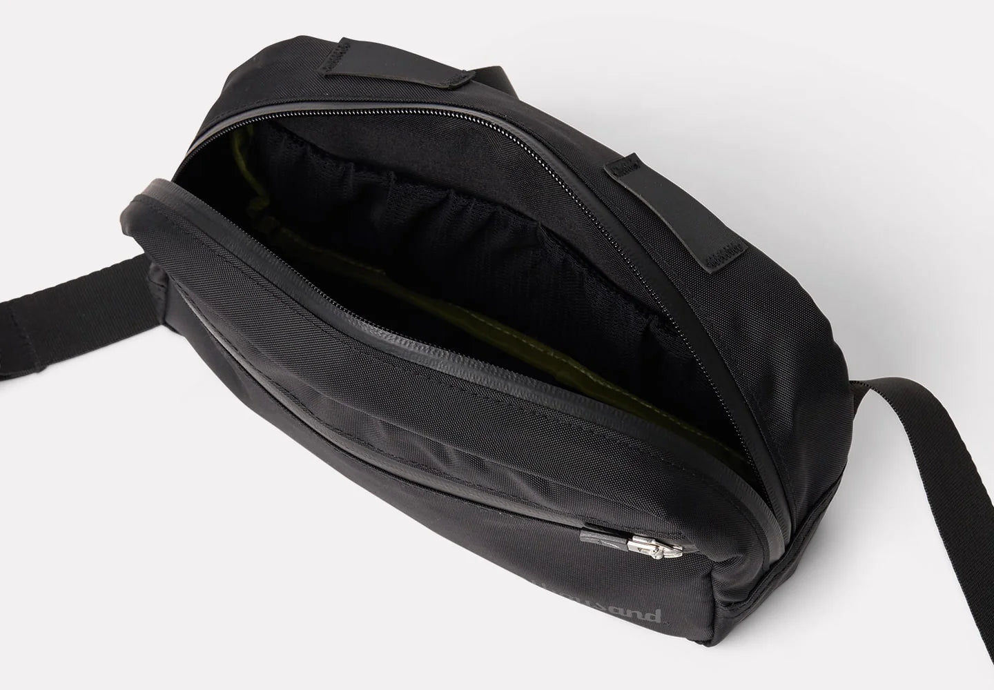 Crossbody Lenkertasche (schwarz)