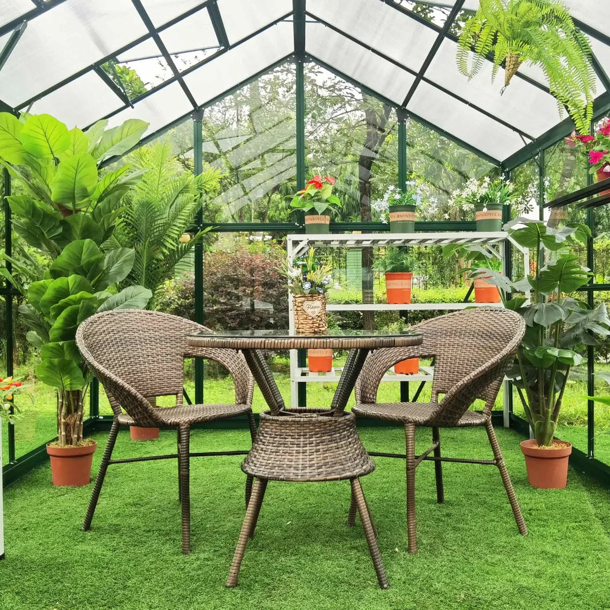 Metalcraft Serra, 9,6m, vetro di sicurezza 4mm, verde