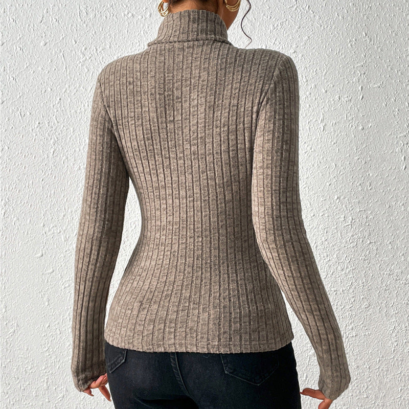 Maglione a collo alto elegante da donna