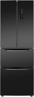 Bomann® Frigorifero con Congelatore | Congelatore No-Frost | Frigorifero da 186 cm | 39 dB | Combinato Frigorifero-Congelatore con MultiAirflow | 320L | Combinato Frigorifero-Congelatore No-Frost | KG 7361 nero-inox