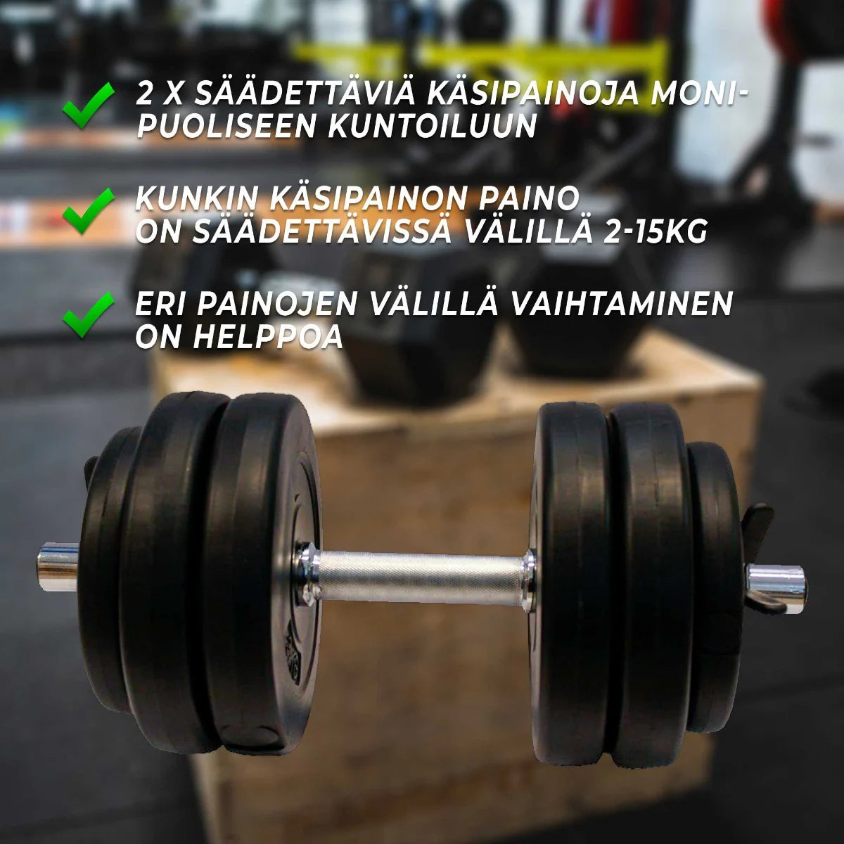 Manubri Regolabili Fit'n Shape 2x, 30kg