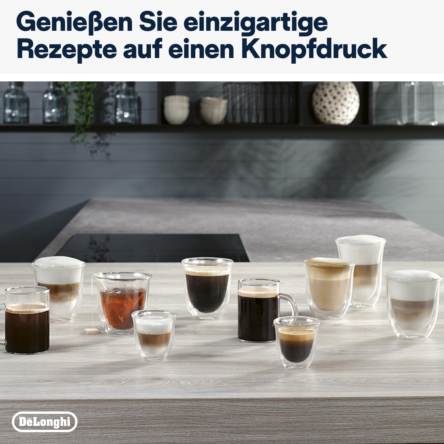 De'Longhi Magnifica Evo ECAM292.81.SB, macchina da caffè automatica con sistema latte, 7 tasti per selezione diretta di cappuccino, espresso e altre specialità di caffè, pannello di controllo, funzione 2 tazze, argento/nero