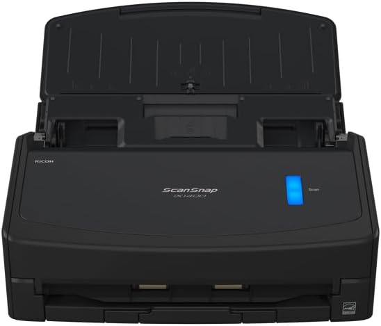 ScanSnap iX1400 Scanner da scrivania (Nero) - A4, fronte-retro, USB 3.2 con ADF